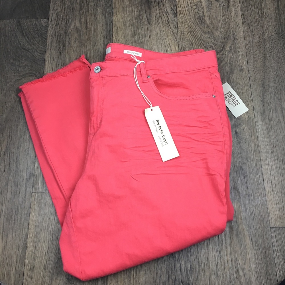 Vintage America Boho Capri NWT